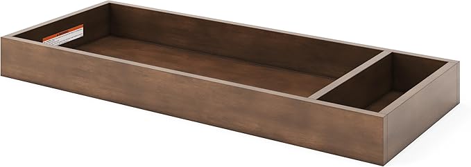 Child Craft Universal Changing Table Topper, Convert Dresser into a Changing Table Surface, Securely Attaches, Non-Toxic, Baby Safe Finish (Cocoa Bean Brown)