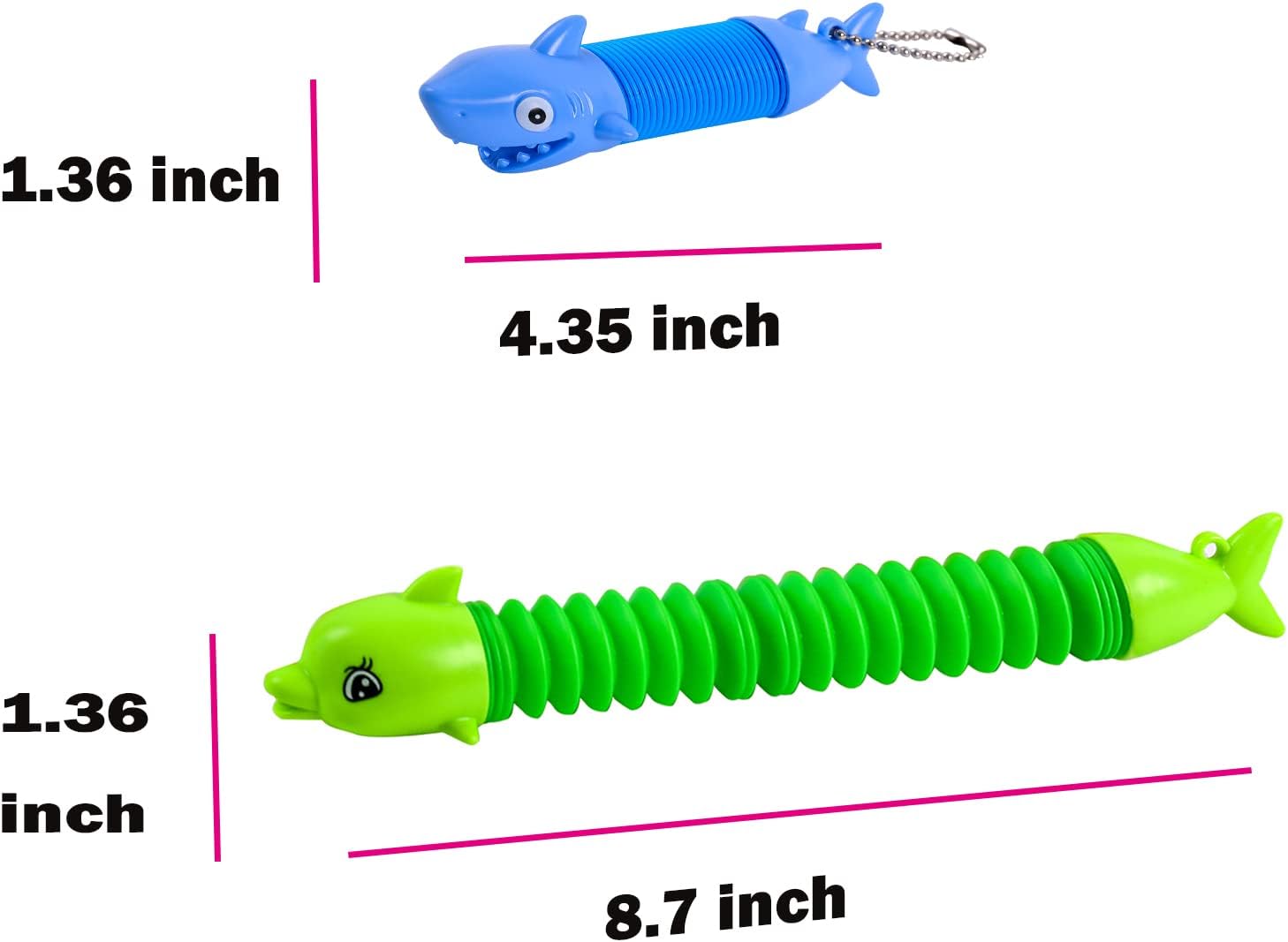 Animal pop Tubes,Toys for Kids,Toddler Travel Toys,Toddler Sensory Toys,figette Toys,Fidget Toys for Kids,Small Toys,Treasure Box prizes,Little Toys,Small Toys for Kids prizes