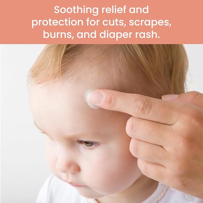 CLMD - TrueLipids Boo-Boo & Bum Balm – Soothing Baby Balm for Diaper Rash, Cuts, Scrapes & Burns – Non-Toxic, Hypoallergenic – Organic Skin Relief – 1.7 fl oz