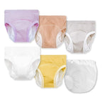Joyo roy 5Pcs Toddler Potty Training Underwear for Girls Double Thigh Wings for Antileak Little Girls Underwear Cotton Potty Training Pants Toddler Girl Panties 4t with a Waterproof Cloth Diaper Cover