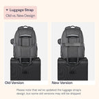 BabbleRoo Diaper Bag Backpack, Travel Backpack with Changing Pad, Pacifier Case & Stroller Straps, Multifunction, Waterproof, Unisex - Dark Gray