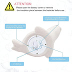 Doli Yearning Upgrade Baby Bath Thermometer Room Temperature| Water Thermometer|Kids' Bathroom Safety Products| Baby Bath(Seal Shape)℃/℉, LCD