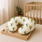 Nursing Pillow Covers 2 Pack, Breastfeeding Pillow Slipcovers Soft and Stretchy, Nursing Covers for Baby Girls Boys Newborn