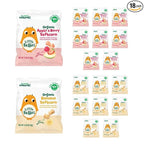 Little Bellies Organic Softcorn Variety Pack, Apple & Berry and Banana (Pack of 18 x 0.28 oz Individual Packs)