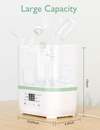 Momcozy Bottle Sterilizer and Dryer, 8-in-1 Electric Steam Baby Bottle Sterilizer for Baby Bottles, Baby stuffs & Breast Pump Accessories