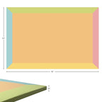 Zety Compatible Baby Play Mat - PU Leather Baby Playpen Mat - Waterproof Baby Play Mats for Floor - 1.5" Thick High Density Foam Play Mat (Colored, 8-Panel) (Colored, 10-Panel)