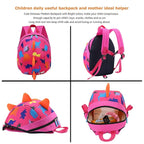 DB Toddler Mini Dinosaur Backpack with Child Leash, Anti Lost Wrist Link for Kids, Safety Harness Back Pack for Baby Boy Girl
