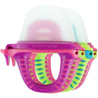 Teetherpop Fillable Silicone Teether for Babies (4-Pack) – Breastmilk Popsicle Molds for Teething w/Spill-Proof Sippy Slits – Freezable Baby Teethers for Liquids & Purées (PinkLemon/LimonTeal/Fucshia)