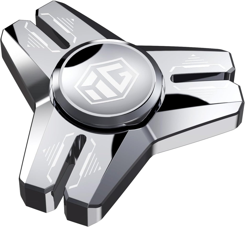 INNÔPLUS Fidget Spinner, Sturdy Stainess Steel Construction Metal Fidget Spinner, Fidget Spinners for Kids, Delivers Smooth and Long Spin Times, for Stress Relief, Focus Enhancement, Anxiety Reduction