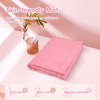 Large Kids Tent Playhouse Basic Mat with Star Lights, Flags and Tote Bags, Play Tent Indoor & Outdoor, Washable Teepee Tent for Boys & Girls, Kids Play House for Toddler（Pink）