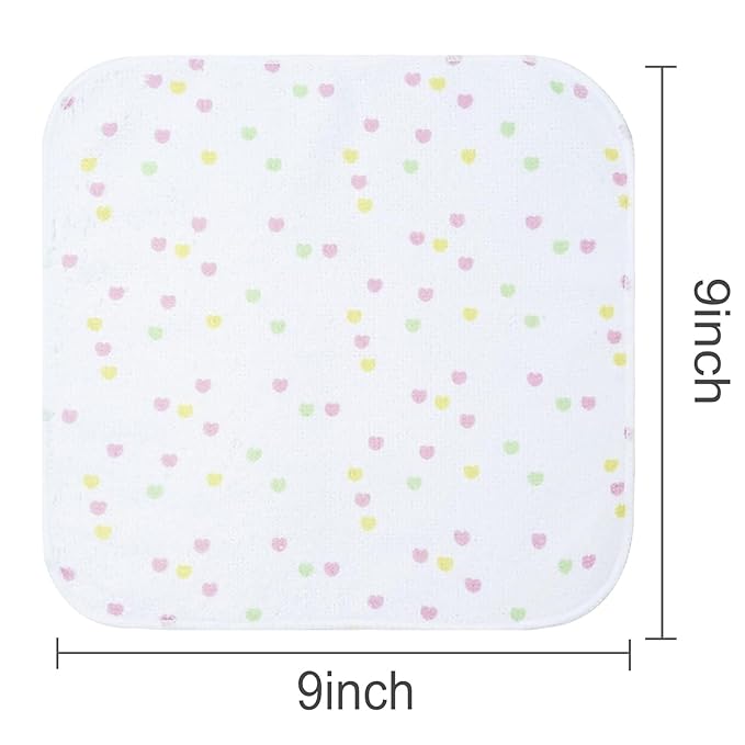 softan Baby Washcloths, 24Pack Baby Wash Cloths Extra Soft & Ultra Absorbent, Baby Towels and Washcloths Face Towel Unisex for Boys Girls Face & Body, Washclothes Gentle on Sensitive Skin, 9x9 Unicorn