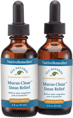 NativeRemedies Mucus-Clear Sinus Relief 2 Pack