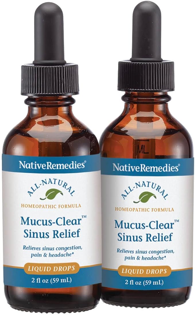 NativeRemedies Mucus-Clear Sinus Relief 2 Pack