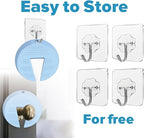 Door Pinch Guard and Door Slam Stopper, Durable Silicone Door Finger Pinch Guard, Prevents Finger Pinch Injuries, Slamming Doors, Door Safety for Kids, 4 Packs Blue Upgraded.