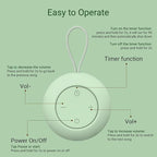 Portable Baby Sound Machine [White Noise for Babies Kids Adults][Sleep Soother][Timer Function][12 Soothing Sounds] 15 Hours Battery Life, Registry Gift,Shower,Clips on Baby Stroller.Mint