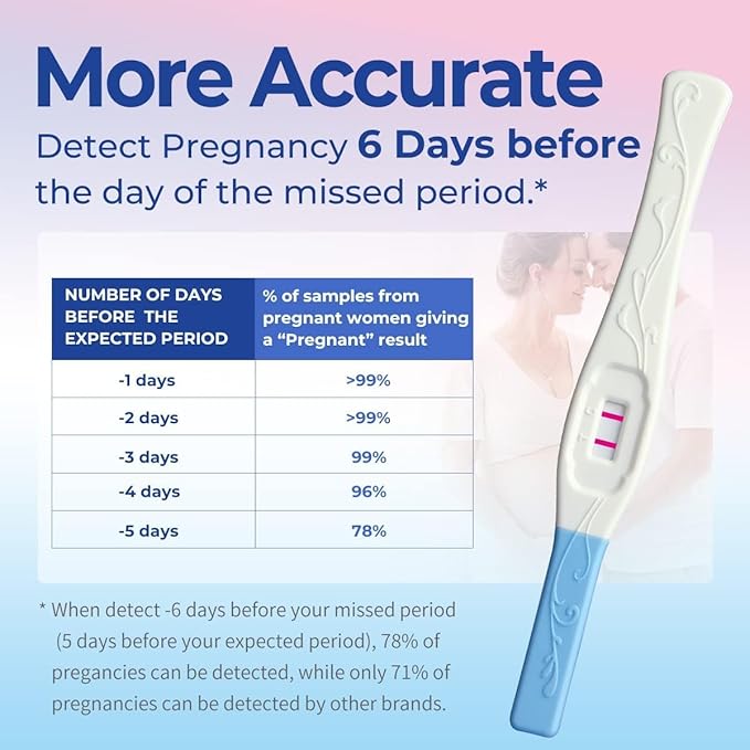 DAVID Pregnancy Test 3 hcg midstream & 3 Test Sticks