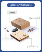 3D Wooden Puzzles for Adults, 3D Puzzles Owl Clock Kit (with Pendulum), Mechanical Owl Wooden Puzzle for Adults Teens Home Wall Decor Clock Gifts for Women Men