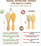 Custom Wooden Baby Brush Set | Personalized Wooden Baby Brush | Personalized Baby Gift Girls | Personalized Baby Gifts | Baby Brush and Comb Set | Custom Baby Gifts | Personalized Gifts