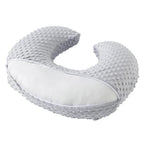 Nursing Pillow and Positioner for Breastfeeding, Ultra Soft Baby Breastfeeding Pillows for More Support for Mom and Baby, with Premium Removable Cover (Glacier Gray)