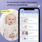 Hubble AI Vision FlexPay - Free Camera - Access to Premium + AI Features (Baby Cry Alerts, Rollover Detection, Sleep Insights) – 2K Ultra Clear HD Smart Baby Monitor – Requires Subscription After 3mo