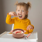 3 Pack Baby Bowls, Suction Bowls for Baby and Toddlers, BPA Free Food Grade Silicone Bowl Feeding Supplies, Dishwasher and Microwave Safe, Multicolor