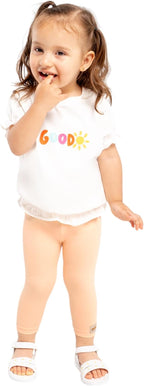 Premium Baby & Toddler Capri Leggings - Soft Cotton Blend, Durable & Perfect for Every Adventure