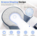 Baby Wedge Pillow for Newborn, Baby Lounger Pillow, Acid Reflux Breastfeeding Pillow for Reducing Spit-Up, with Safety Strap