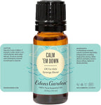 Edens Garden Calm 'Em Down OK for Kids Essential Oil Synergy Blend, 100% Pure Therapeutic Grade (Undiluted Natural/Homeopathic Aromatherapy Scented Essential Oil Blends) 10 ml