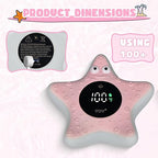 TKY Baby Bath Thermometer with Floating Toys - Digital Water & Room Temperature Monitor, Rechargeable Thermometer with Alerts for Newborn Bath Essentials, Infant Safety