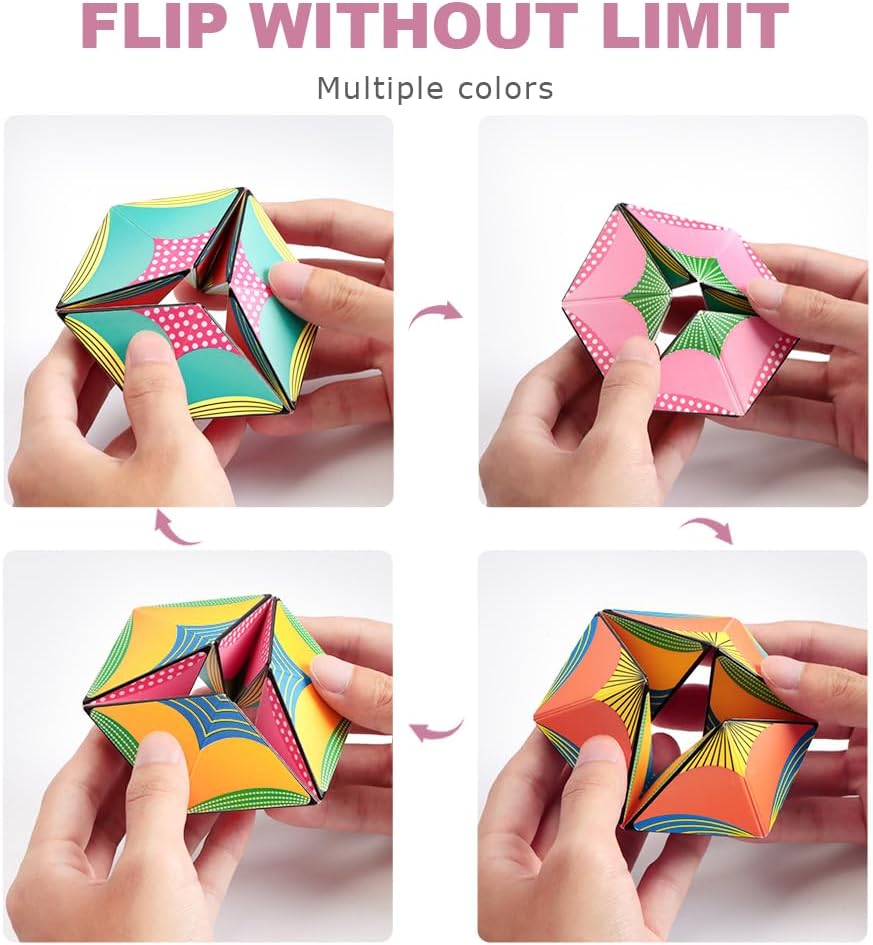 Euclidean Cube Sensory Toys for Kids, Fidget Toy for Adults to Stay Calm and Focused, Magic Cube for Girls and Boys Over 3 Years Old