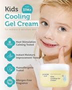 Kids Sun Lotion SPF 40 & Cooling Gel Cream - Zinc Oxide Mineral Sunscreen & 3-Second Soothing Relief - Korean Skincare for Sensitive Skin - Vegan Hypoallergenic, 2.82oz & 3.38oz
