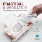 MED PRIDE Unscented Baby Wipes Bulk, 12 X 80 Ct =960 Wipes Total, Alcohol-Free, Aloe Vera & Vitamin E, Extra Soft & Strong, Paraben-Free, Non-Irritating