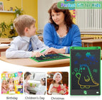 Hockvill LCD Writing Tablet for Kids 8.8 Inch, Toys for Girls Boys Drawing Pad for 3 4 5 6 7 Year Old Kid, Toddler Magnetic Doodle Board Travel Essentials Christmas Birthday Gift for Children (Green)