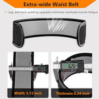 Full Body Safety Harness Tool Fall Protection，OSHA/ANSI Compliant,ASTM F1774certified | INTERNAL Shock Absorbing Lanyard（Orange）