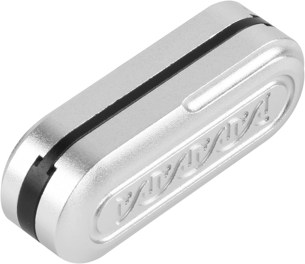 Magnetic Fidget Toys Adults Metal Fidget Slider EDC Adult Fidget Toys for Adults Stress Relief ADHD Desk Toys for Office for Adults(DNA Magnet Fidget Slider Silver)