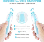 Baby Nail Trimmer Electric-12 in 1 Baby Nail Clippers Safe Baby Nail File Kit with a Nail Clipper, Scissor, Tweezers, and Nail Files