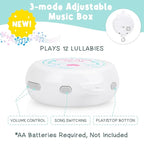 Animals Crib Mobile for Boys & Girls - Safari Baby Mobile for Crib with Upgraded 3-Mode Music Box, Nursery Mobiles, Fits Standard Cribs