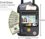 Neck Wallet Lightweight RFID Blocking Waterproof Travel Pouch for Women Men