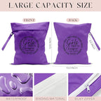 Girls Trip Gifts Wet Dry Bag, Beach Bag Wet Bag Favors, for Swimsuit Toiletry Travel Essentials For Women Aloha Bags, Beach Travel Gym Laundry bags for Dirty Diaper Swimsuit Gifts (Purple)