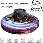 GoolRC Flying Spinner Mini UFO Drone Flying Fidget Spinner Hover UFO Boomerang Toy Hand Controlled Mini Drone Spinning Flying Toy for 8+ Year Old Kids Adults Indoor Outdoor Flying Toy