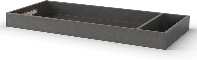 Child Craft Universal Changing Table Toppers, Attach to Dresser for Diapering Surface (Midnight Gray)