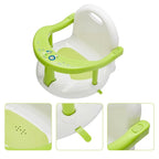 Foldable Baby Bathtub Seat - Non-Slip Bath Chair for Sitting Up, Shower Chairs for Newborn Infant 6-18 Months (Green)