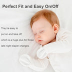 Newborn Mittens No Scratch 100% Cotton Mitts Boy Girl baby mittens 0-6 months 6 Pack
