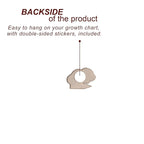 Personalized Wooden Markers Animals for Kids Ruler Growth Chart Safari.