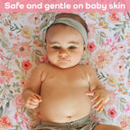 Baby Girls Crib Sheets | Floral Ultra-Soft Bedding for Crib Mattress and Toddler Beds - Blended Cotton Fitted Crib Sheet for Baby Girls Comfort and Elegance by Max&So