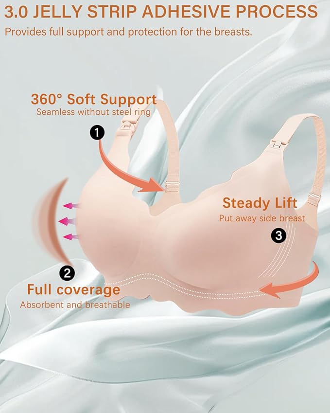 UHdod Nursing Bras for Breastfeeding, Maternity Bra for Pregnancy, Breastfeeding Bras for Women Maternity Bras for Women