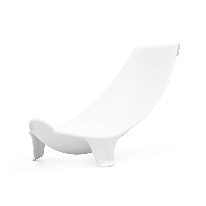 Stokke Flexi Bath Newborn Support, White - Best for Babies Up to Eight Months or 17.6 lbs - Lightweight, Convenient, Comfortable & Safe