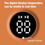 PandaEar Portable Baby Bottle Warmer, Fast Heating & Long-Lasting Temperature, Waterless Milk Warmer with Adjustable Temperature, USB Rechargeable Travel Bottle Heater for Breastmilk & Formula