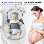 Baby Wedge Pillow for Newborn, Baby Lounger Pillow, Acid Reflux Breastfeeding Pillow for Reducing Spit-Up, with Safety Strap