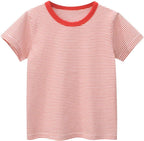 Boys' 4-Pack Excavator Short Sleeve Crewneck T-Shirts Top Tee Size 2-7 Years Toddler Boys' Value Pack Cotton T-Shirt